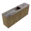 Mondiaz JOYA-DLUX 100cm toiletmeubel - kleur Dusk - Wastafel FAYE positie Midden Zonder kraangat kleur Sombra. SW1426146