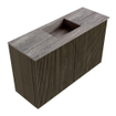 Mondiaz JOYA-DLUX 70cm toiletmeubel - kleur Shadow - Wastafel FAYE positie Midden Zonder kraangat kleur Oza. SW1425024