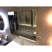 Royal plaza Intent spiegel rechthoekig ronde hoeken 80x100 mat goud SHOWROOMMODEL SHOW23244