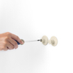 Brabantia ReNew Handoekhaken - set van 2 - zelfklevend - soft beige SHOWROOMMODEL SHOW26268