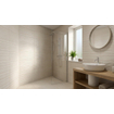 SAMPLE Terravito Evarno wandtegel - 25x50cm - Ivory mat (crème) SW1130588