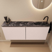 MONDIAZ TURE-DLUX Meuble toilette - 120cm - Rosee - EDEN - vasque Lava - position droite - 1 trou de robinet SW1103990