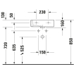 Duravit Vero lavabo 45x35cm avec trop-plein blanc 0291347