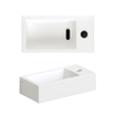 Clou Flush 3 fontein 36x18cm met kraangat rechts mat wit keramiek SW795713