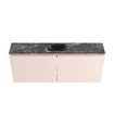 MONDIAZ TURE-DLUX Meuble WC 120 cm Rosee. EDEN lavabo Lava position milieu. Avec 1 trou de robinet. SW1103974