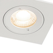 QAZQA Xena spot encastré - set de 3 - 8x8cm - IP44 - carré - blanc mat SW1209713