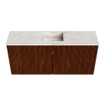 Mondiaz JOYA-DLUX 90cm toiletmeubel - kleur Ruby - Wastafel FAYE positie Midden Zonder kraangat kleur Frappe. SW1423454