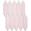 The Mosaic Factory Paris mozaïektegel - 25.5x31.5cm - wandtegel - Zeshoek/Hexagon - Porselein Pink Glans SW471151
