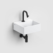 Clou Mini Suk designsifon 3.8x29cm speciaal voor fonteintjes Mat zwart SW405130