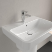Villeroy & boch o.novo lavabo 60x46x17.5cm rectangle 1 trou pour robinet avec trou de trop-plein blanc alpin gloss ceramic+ SW702126