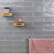 Terravito Pavero wandtegel - 7.5x30cm - 8.6mm - Rechthoek - Grijs mat SW353451