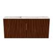 Mondiaz JOYA-DLUX 90cm meuble de salle de bains - couleur Ruby - Vasque FAYE position Gauche 1 trou de robinet couleur Nata. SW1425436