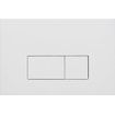 QeramiQ Dely Toiletset - 36.3x51.7cm - diepspoel - rimless - Geberit UP320 Burda inbouwreservoir - softclose toiletzitting - mat witte bedieningsplaat - rechtehoekige knoppen - zwart mat SW1102479