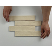 SAMPLE Terravito Dorelia carreau mural - 5x25cm - Ivory brillant (crème) SW1130680