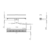 Best Design Nice douchegoot - 7x70cm - met flens - RVS SW280130