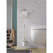 Emco Round toiletborstelgarnituur wit/chroom SW452869