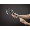 Hansgrohe Raindance Select S handdouche 120 3jet powderrain brushed black chrome SW541891