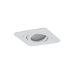 QAZQA Alberto Spot encastrable set - 1 spot - 9x11,2cm - lampe led dimmable incluse - IP44 - Carré - Blanc SW1477248