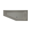 Xenz Lagoon Hoekbad - 160x75x48 - afvoer Midden - Rechts - Compact - acryl - cement SW102963