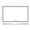 Xenz Flat Plus receveur de douche 90x150cm rectangle blanc mat SW648082