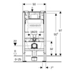 Geberit Duofix Inbouwreservoir met frame SW1237200