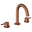 Crosswater MPRO Mitigeur lavabo encastrable - bec 13.5cm - Bronze brossé SW928024