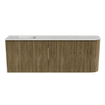 Mondiaz JOYA-DLUX 111.6cm toiletmeubel - ronding rechts kleur Dusk - Wastafel FAYE positie Links 1 kraangat kleur Opalo. SW1423354
