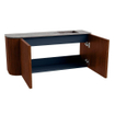 Mondiaz JOYA-DLUX 91.6cm toiletmeubel - ronding links kleur Ruby - Wastafel FAYE positie Rechts 1 kraangat kleur Oza. SW1425541