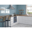Terravito Pavero carreau mural - 7,5x30cm - Rectangle - 8,6mm - Sky brillant SW359839