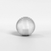 Astro Tacoma Surface Wandlamp/Plafondlamp - 230V - IP44 - bol - geribbeld - helder glas - messing (goud) SW1566152