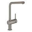 GROHE Minta Robinet de cuisine - haut - bec en L - hard graphite brossé SW354655
