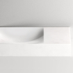Clou Vale Fontein - 38x19x7cm - voorbewerkt kraangat rechts - mat wit SW636631
