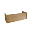Saniclass Holz Frame Badkamermeubelset - 120x45x40cm - keramische wastafel wit - 2 wasbakken - zonder kraangaten - 1 lade - Eiken Natural SW1441847