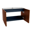 Mondiaz JOYA-DLUX Meuble de toilette 70cm - couleur Ruby - Vasque FAYE position Gauche 1 trou de robinet couleur Glace SW1423545