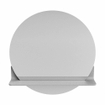 Mondiaz SPOT Miroir de salle de bain - rond 60cm - plan de miroir - couleur Plata SW1235581