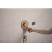 Hansgrohe Fixfit fine S wandaansluitbocht - brushed bronze (brons) SW1388033