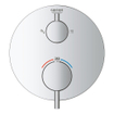GROHE Atrio Pièce de finition mitigeur douche encastrable thermostatique avec inverseur douche de tête douchette Chrome SW296654