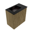 Mondiaz JOYA 40cm meuble de toilette - couleur Dusk - Vasque FAYE position Gauche Sans trou de robinet couleur Urban. SW1421649
