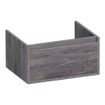 BRAUER Hope Meuble sous-lavabo - 59x30x45.5cm - 1 tiroir softclose sans poignée - 1 découpe pour siphon - Driftwood SW1198859