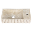 Differnz Ribba fontein - 40x20x9cm - marmer - beige SW1566359