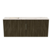 Mondiaz JOYA-DLUX 100cm meuble de salle de bains - couleur Shadow - Vasque FAYE position Gauche Sans trou de robinet couleur Nata. SW1424972
