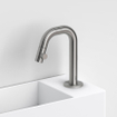 Clou Kaldur robinet de lavabo 2x15.9cm bec court à droite inox brossé SW533158