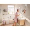Hansgrohe Rebris S 1-gats wastafelkraan 210 m. draaibare uitloop m. waste chroom SW796581