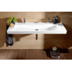 Villeroy & Boch Subway 2.0 lavabo-meuble - 130x47cm - avec 2 trous de robinet avec trop-plein blanc 1024052