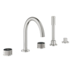 Grohe Atrio private collection 5-gats badrandmengkraan supersteel SW930042