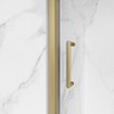Fortifura Galeria Douchecabine - 70x140x200 - Profiel veiligheidsglas - anti kalk - Geborsteld Messing PVD (Goud) SW1446146