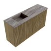 Mondiaz JOYA-DLUX Meuble de toilette 80cm - couleur Dusk - Vasque FAYE position Gauche Sans trou de robinet couleur Oza SW1425978
