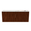 Mondiaz JOYA-DLUX 100cm toiletmeubel - kleur Ruby - Wastafel FAYE positie Rechts 1 kraangat kleur Frappe. SW1423475