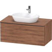 Duravit D-neo Meuble sous vasque 100x55x45.9cm 1 tiroir Noyer mat SW641123