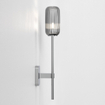 Astro Tacoma Single Grande Applique/Plafonnier - 230V - IP44 - cylindre - cannelé - verre fumé - chrome SW1569640